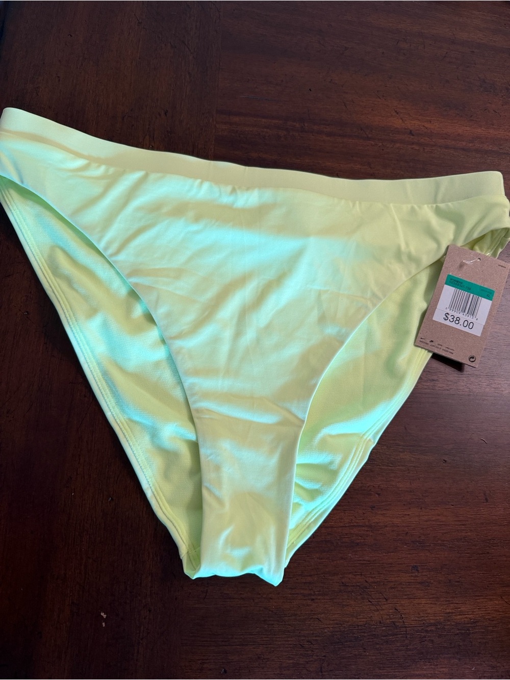 Nike Women’s Swim Bikini Bottom in Pale Yellow